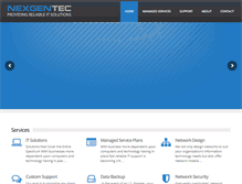 Tablet Screenshot of nexgentec.com